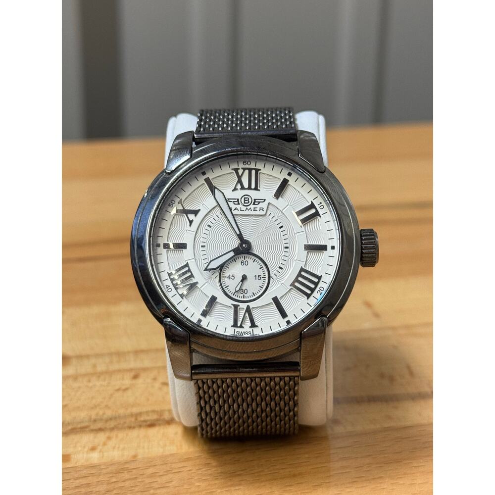 Balmer Men''s 14058 Swiss Noble Collection White Dial 60 Second Chronograph Runs